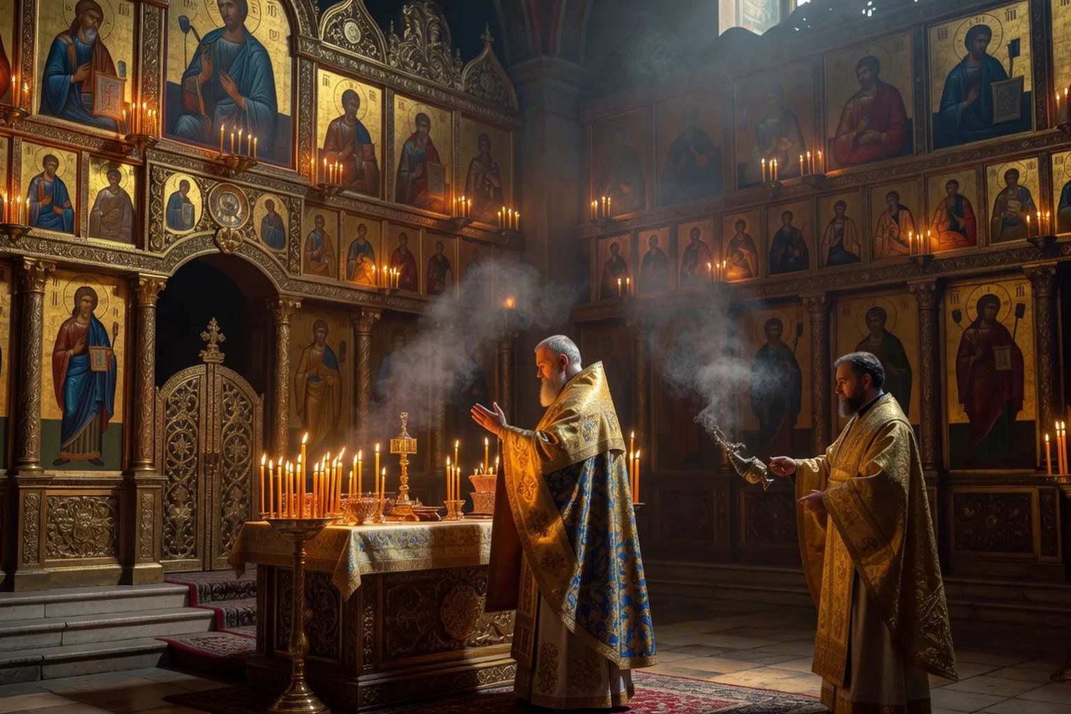 La Liturgie divine orthodoxe russe