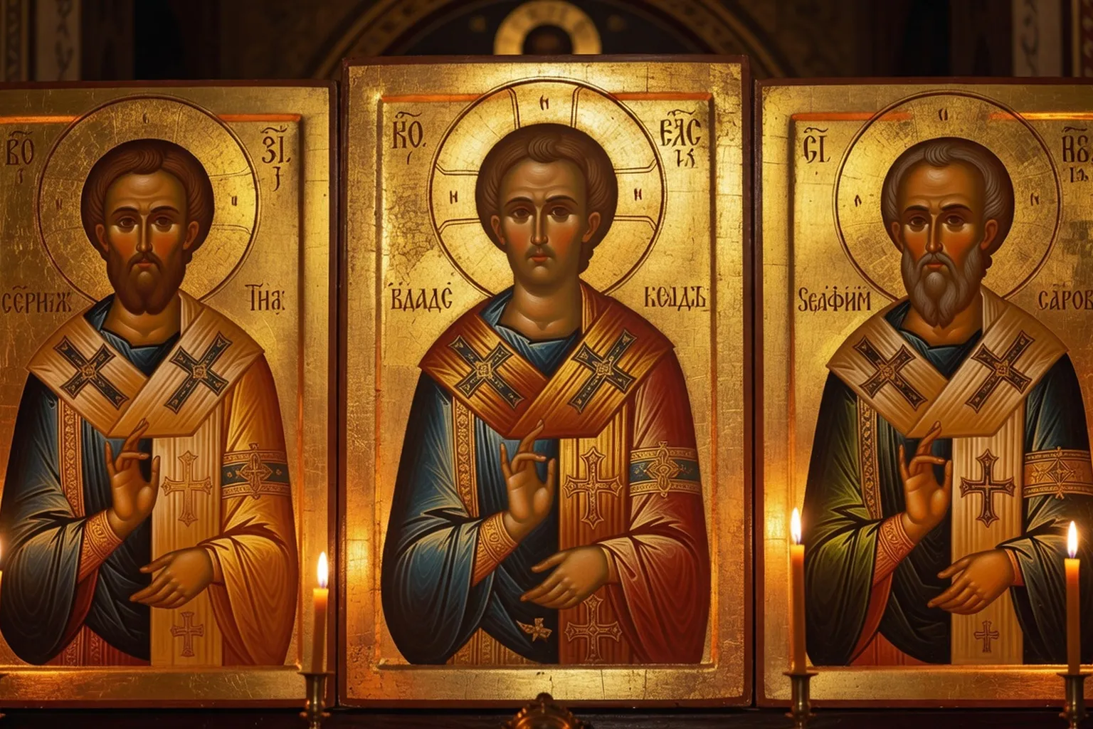 Saints russes canonisés : Séraphim, Serge, néo-martyrs